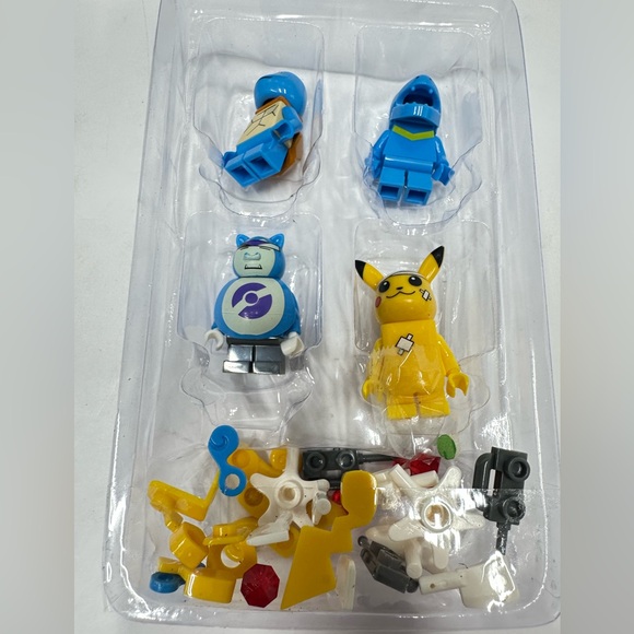 Pokémon Action Figures + Accessories Building Bricks Toy Minifigure 16+ Pcs Lot - Picture 6 of 7